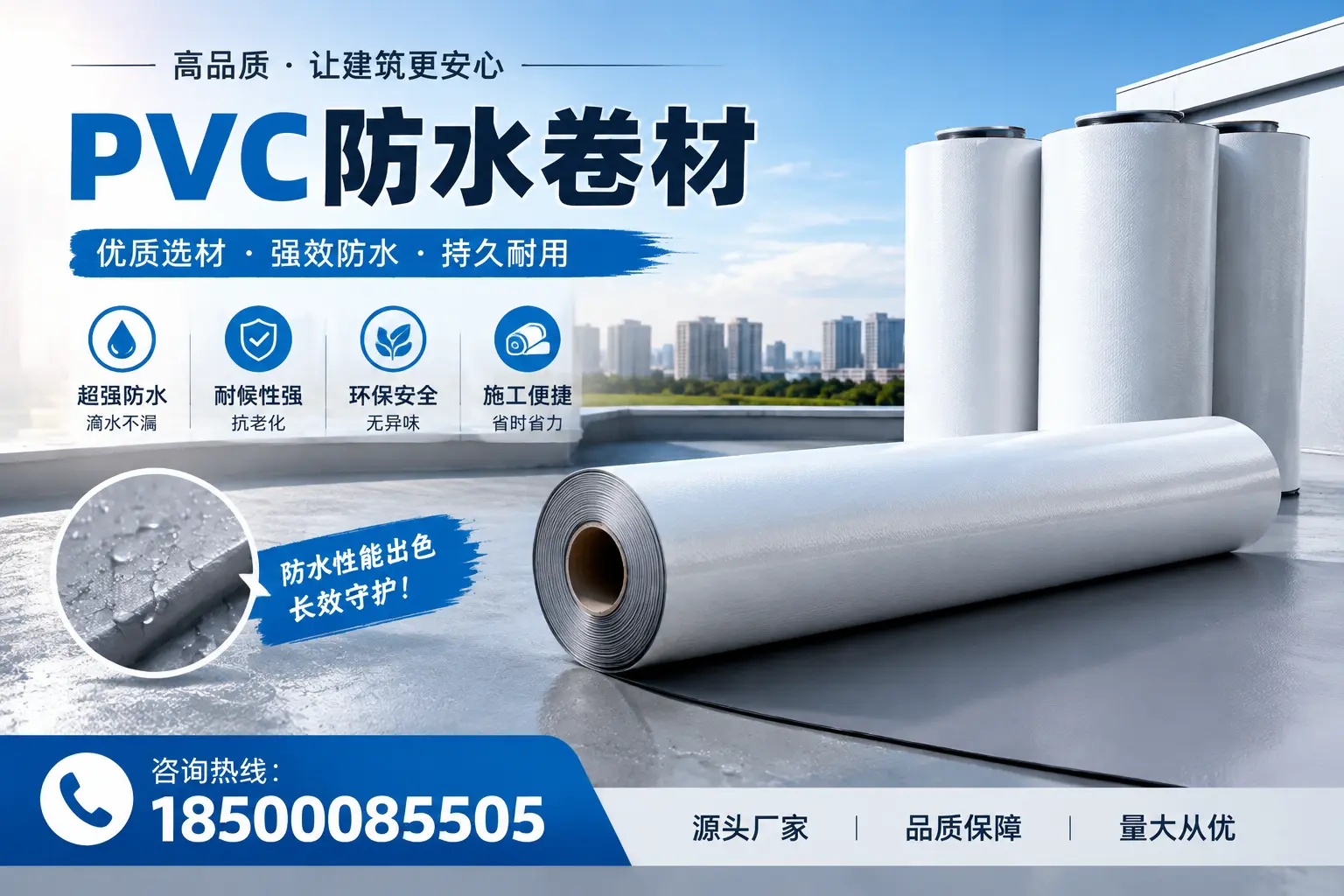 PVC防水卷材施工过程详解，确保在鞍山顺利完成项目